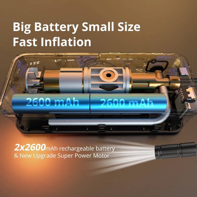 Cordless Tire Inflator with Digital Gauge